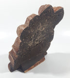 Vintage Syroco "Give Your Pipe A Rest" Dog Shaped 6" Tall Heavy Wood Pipe Rest