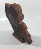 Vintage Syroco "Give Your Pipe A Rest" Dog Shaped 6" Tall Heavy Wood Pipe Rest