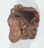 Vintage Syroco "Give Your Pipe A Rest" Dog Shaped 6" Tall Heavy Wood Pipe Rest