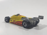 1983 Hot Wheels Turbo Streak Yellow Die Cast Toy Race Car Vehicle BW