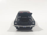 ERTL RC2 1964 1965 Ford Mustang Vancouver Canucks NHL Ice Hockey Team Dark Blue Die Cast Toy Car Vehicle with Opening Hood