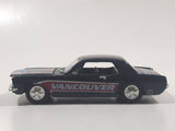 ERTL RC2 1964 1965 Ford Mustang Vancouver Canucks NHL Ice Hockey Team Dark Blue Die Cast Toy Car Vehicle with Opening Hood