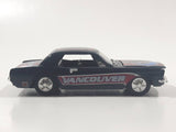 ERTL RC2 1964 1965 Ford Mustang Vancouver Canucks NHL Ice Hockey Team Dark Blue Die Cast Toy Car Vehicle with Opening Hood