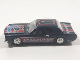 ERTL RC2 1964 1965 Ford Mustang Vancouver Canucks NHL Ice Hockey Team Dark Blue Die Cast Toy Car Vehicle with Opening Hood