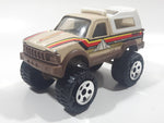 Vintage 1983 Buddy L Corp Mountain Masher Pickup Truck Light Brown Beige Pressed Steel Die Cast Toy Car Vehicle Made in Macau