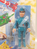 1992 LTI Entertainment Matchbox Thunderbirds Scott Tracy 3 3/4" Tall Toy Figure with Thunder Stun New in Package