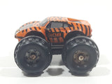 Galoob Micro Machines Ferrari 308 Monster Truck Orange with Black Tiger Stripes Miniature Die Cast Toy Car Vehicle