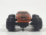 Galoob Micro Machines Ferrari 308 Monster Truck Orange with Black Tiger Stripes Miniature Die Cast Toy Car Vehicle