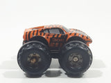 Galoob Micro Machines Ferrari 308 Monster Truck Orange with Black Tiger Stripes Miniature Die Cast Toy Car Vehicle