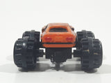 Galoob Micro Machines Ferrari 308 Monster Truck Orange with Black Tiger Stripes Miniature Die Cast Toy Car Vehicle
