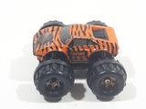Galoob Micro Machines Ferrari 308 Monster Truck Orange with Black Tiger Stripes Miniature Die Cast Toy Car Vehicle