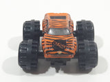 Galoob Micro Machines Ferrari 308 Monster Truck Orange with Black Tiger Stripes Miniature Die Cast Toy Car Vehicle