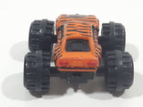 Galoob Micro Machines Ferrari 308 Monster Truck Orange with Black Tiger Stripes Miniature Die Cast Toy Car Vehicle