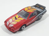 Vintage 1980s Zee Zylmex P399 Camaro Pro-Stocker Red & Black Die Cast Toy Race Car Vehicle 1/64 Scale