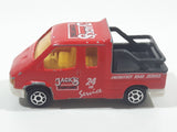 Majorette No. 243 Ford Transit Jack's Towing 24 HR Service Red 1/60 Scale Die Cast Toy Car Vehicle