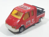 Majorette No. 243 Ford Transit Jack's Towing 24 HR Service Red 1/60 Scale Die Cast Toy Car Vehicle