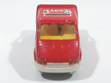 Majorette No. 243 Ford Transit Jack's Towing 24 HR Service Red 1/60 Scale Die Cast Toy Car Vehicle