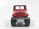 Majorette No. 290 & No. 244 Jeep CJ 4x4 Red 1/54 Scale Die Cast Toy Car Vehicle