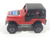 Majorette No. 290 & No. 244 Jeep CJ 4x4 Red 1/54 Scale Die Cast Toy Car Vehicle