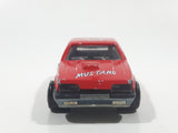 Vintage Majorette No. 220 Mustang SVO Red 1/59 Scale Die Cast Toy Car Vehicle with Opening Hatch