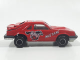 Vintage Majorette No. 220 Mustang SVO Red 1/59 Scale Die Cast Toy Car Vehicle with Opening Hatch