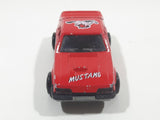 Vintage Majorette No. 220 Mustang SVO Red 1/59 Scale Die Cast Toy Car Vehicle with Opening Hatch