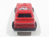 Vintage Majorette No. 220 Mustang SVO Red 1/59 Scale Die Cast Toy Car Vehicle with Opening Hatch