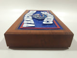 Vancouver Canucks NHL Ice Hockey Team Engraved Hand Painted Thick Wood 5 1/4" x 9 3/4" Plaque