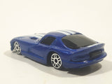 2019 Maisto Fresh Metal 1996 Dodge Viper GTS Blue with White Stripes Die Cast Toy Car Vehicle