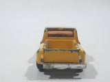 Vintage Chevy Stepside Truck "Apache" Yellow Die Cast Toy Car Vehicle Made in Hong Kong