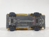 Vintage Chevy Stepside Truck "Apache" Yellow Die Cast Toy Car Vehicle Made in Hong Kong