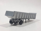 Vintage Majorette No. 377 Dump Truck Trailer Silver Grey 1/100 Scale Die Cast Toy Car Vehicle Made in France