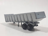 Vintage Majorette No. 377 Dump Truck Trailer Silver Grey 1/100 Scale Die Cast Toy Car Vehicle Made in France