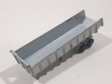 Vintage Majorette No. 377 Dump Truck Trailer Silver Grey 1/100 Scale Die Cast Toy Car Vehicle Made in France