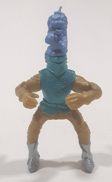 Knight with Foo Dog Lion Helmet 3 1/8" Tall Toy Figure