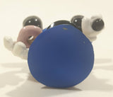 2003 X-Concepts Tech Deck Police Officer Holding Baton and Donut 2 1/4" Tall Toy Skateboarding Figure with Magnetic Feet