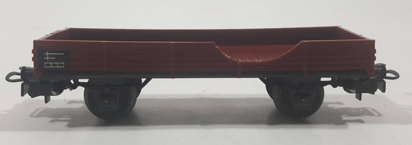 Marklin HO Scale DB 464637 X05 Low Side Hopper Short Gondola Dark Red Brown Plastic and Metal Train Car Vehicle Made in Germany