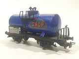 Kleinbahn HO Scale OROP Tanker Tank Wagon Car Blue and Black Plastic and Metal Train Car Vehicle Made in Austria