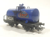 Kleinbahn HO Scale OROP Tanker Tank Wagon Car Blue and Black Plastic and Metal Train Car Vehicle Made in Austria