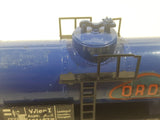 Kleinbahn HO Scale OROP Tanker Tank Wagon Car Blue and Black Plastic and Metal Train Car Vehicle Made in Austria