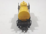 Kleinbahn HO Scale SHELL Tanker Tank Wagon Car Yellow and Black Plastic and Metal Train Car Vehicle Made in Austria