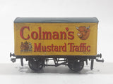 PECO HO Scale Colman's Mustard Traffic Reefer Box Car Yellow Plastic and Metal Train Car Vehicle