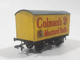 PECO HO Scale Colman's Mustard Traffic Reefer Box Car Yellow Plastic and Metal Train Car Vehicle