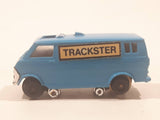 Bachmann HO Scale Trackster Inspection Car Blue Metal Train Car Vehicle Missing a Wheel