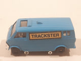 Bachmann HO Scale Trackster Inspection Car Blue Metal Train Car Vehicle Missing a Wheel