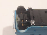 Bachmann HO Scale Trackster Inspection Car Blue Metal Train Car Vehicle Missing a Wheel