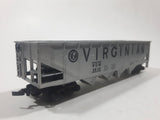 Tyco HO Scale Virginia VGN 2610 Hopper Car Grey Silver Metal Train Car Vehicle Missing One Set of Wheels