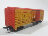 Tyco HO Scale KC 40394 Durango Box Car Yellow and Orange Plastic Train Car Vehicle Made in Hong Kong