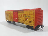 Tyco HO Scale KC 40394 Durango Box Car Yellow and Orange Plastic Train Car Vehicle Made in Hong Kong