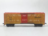 Tyco HO Scale KC 40394 Durango Box Car Yellow and Orange Plastic Train Car Vehicle Made in Hong Kong